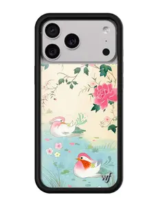 Wildflower Cases - Lovers Lagoon, Limited Edition iPhone Case | Durable Cute Trendy Floral Bird Lake Protection Protective