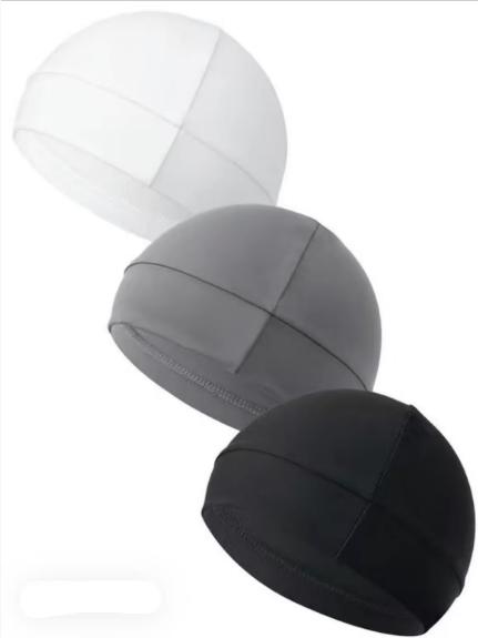 Unisex Plain Color Multifunctional Skull Caps 2026 Summer Sportive Beanie Fitted Hat for Men Women Stretchy Helmet Liner Biking Accessory Back To School Birthday Outfit Machine Washable Polyamide SpringStatements Fitting Outdoor Hat