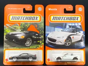 2022 Matchbox JDM 1994 Mitsubishi 3000GT Black and 2015 Mazda MX-5 Miata White JDM