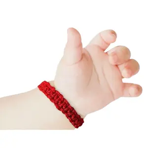 Red Bracelet for Babies, Baby Girl and Baby boy.Protection Amulet for Baby.String for Good Luck and The Evil Eye.Infant Bracelet for Baby Color red,Blue,Pink Black (Red Bracelet)