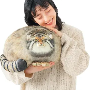 Cute Cat Design Plush Body Pillow, Soft Plush Throw Pillow, Big Plush Toy Decoration Doll, Ideal Gift for Kids