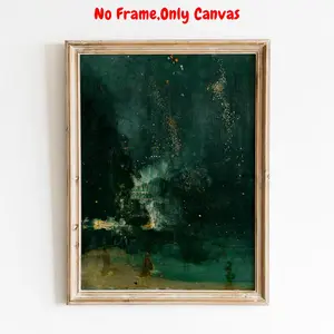 Landscape Oil Painting, Vintage Canvas Wall Art, Unframed Painting, Wall Decor for Home Living Room Bedroom Study Room, Poster