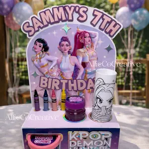 K Pop Demon Hunters Party Activity Box