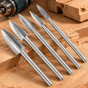 Industrial-Grade Carbide Drill Bit Set: High Hardness, Wear-Resistant with Non-Slip Grip & Anti-Stick Coating. Sizes 6-12mm for Concrete, Tile, Wall, Mirror, Ceramic, Ideal for Wood, Plastic, Soft Metal & DIY Projects.