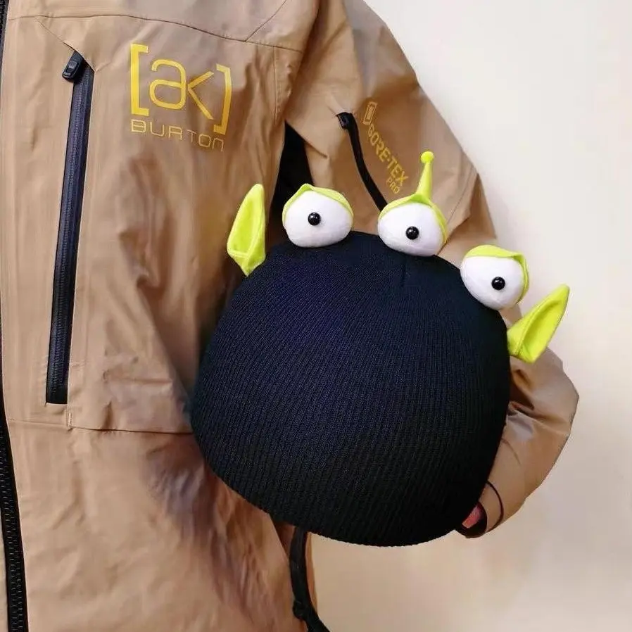 Cute Monster Ski Snowboarding Helmet Cover