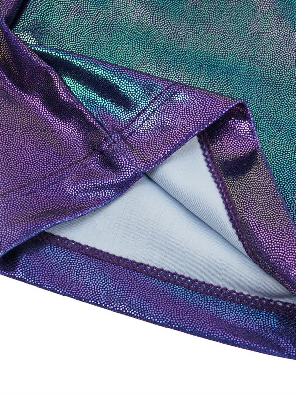 Gymnastics Leotards for Girls with Shorts Set, Kids Gymnastics Athletic Outfit, Crisscross Back Dancewear 3Pcs for Kids 3-12 Years