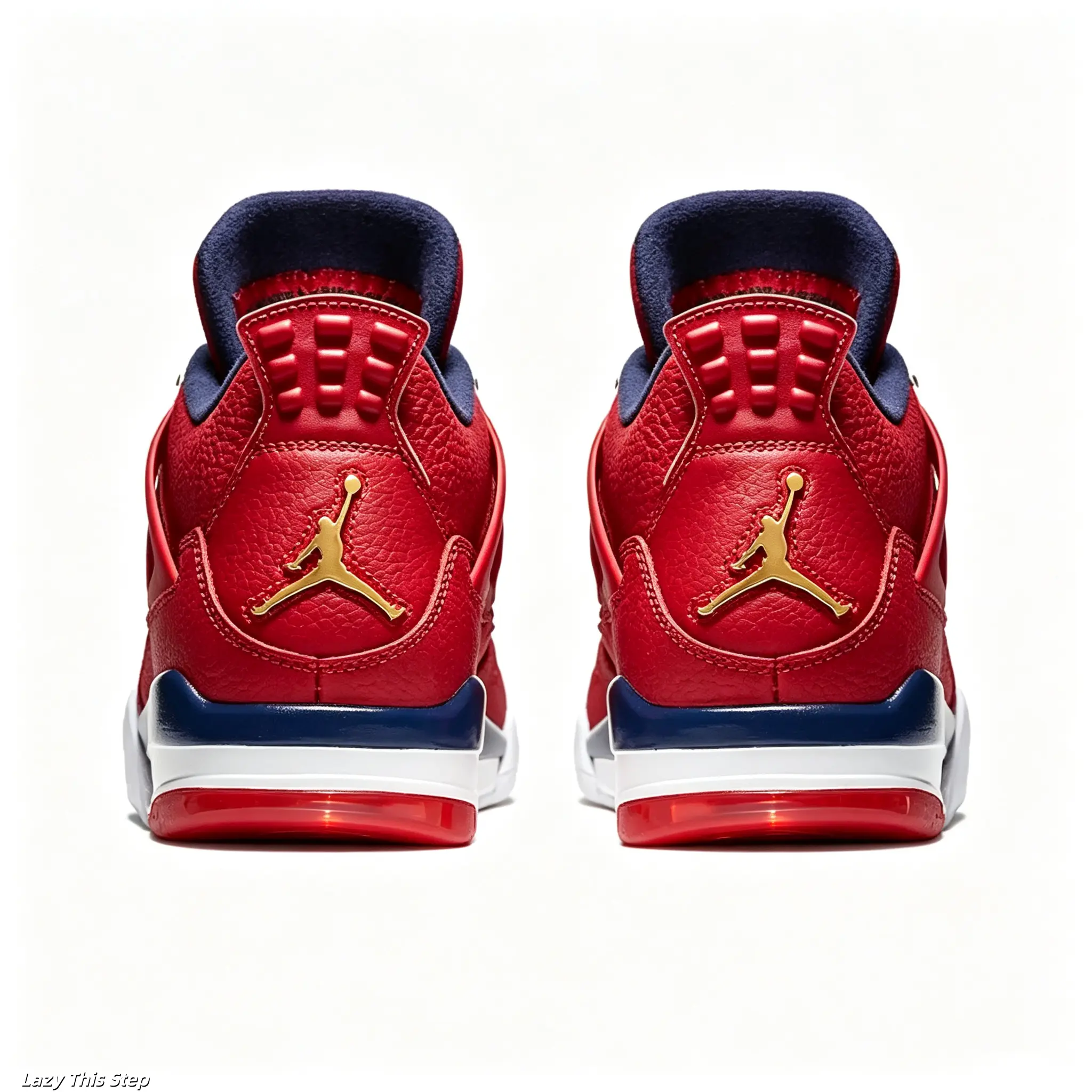 Brand New Leather Mesh Bright Red Navy Blue Two Tone Mid Top Retro Basketball Sneakers for Men Women, White Rubber Outsole Breathable Street Athletic Casual Footwear