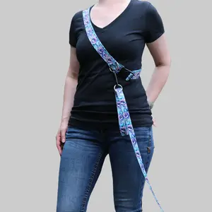 Peony Fantasy Hands Free Crossbody/Belt Leash Attachment