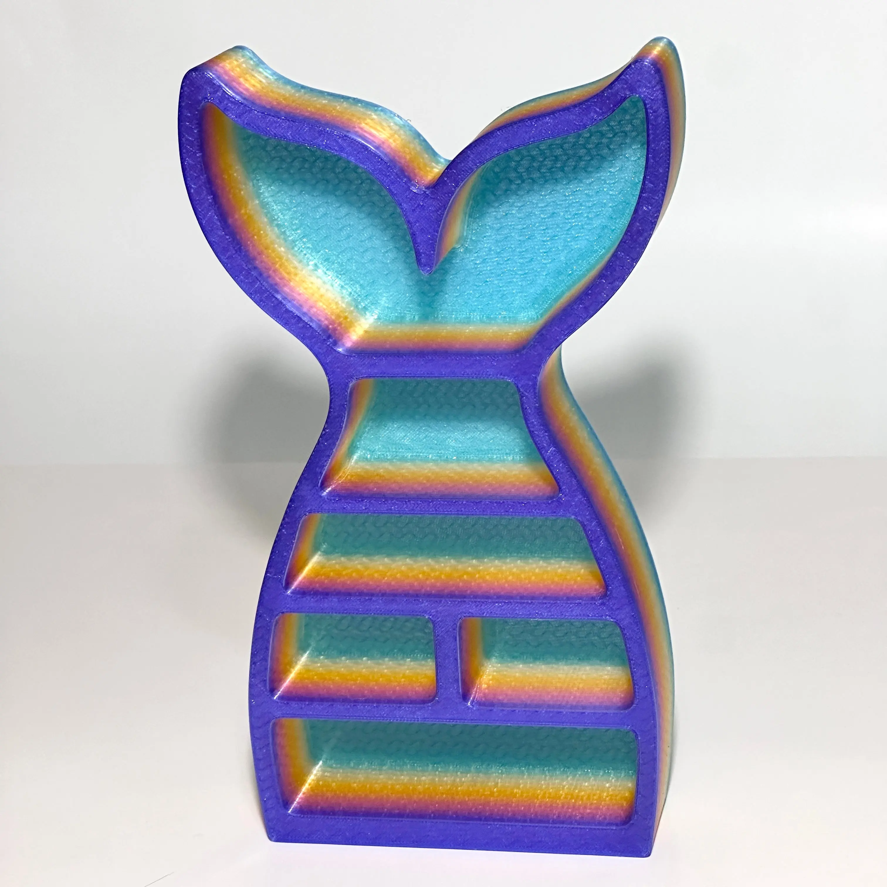 Mermaid Tail Display Shelf - 3D Printed Articulating Figure