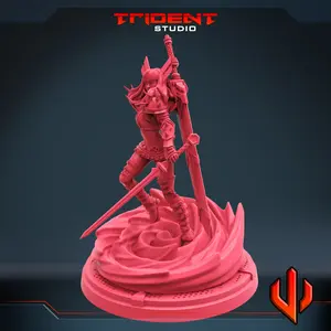 Trident Studios Magik - Marvel: Crisis Protocol Proxy 40mm Scale 3D Printed Miniature for Hobbyists Painters and Collectors High Detail Sculpt