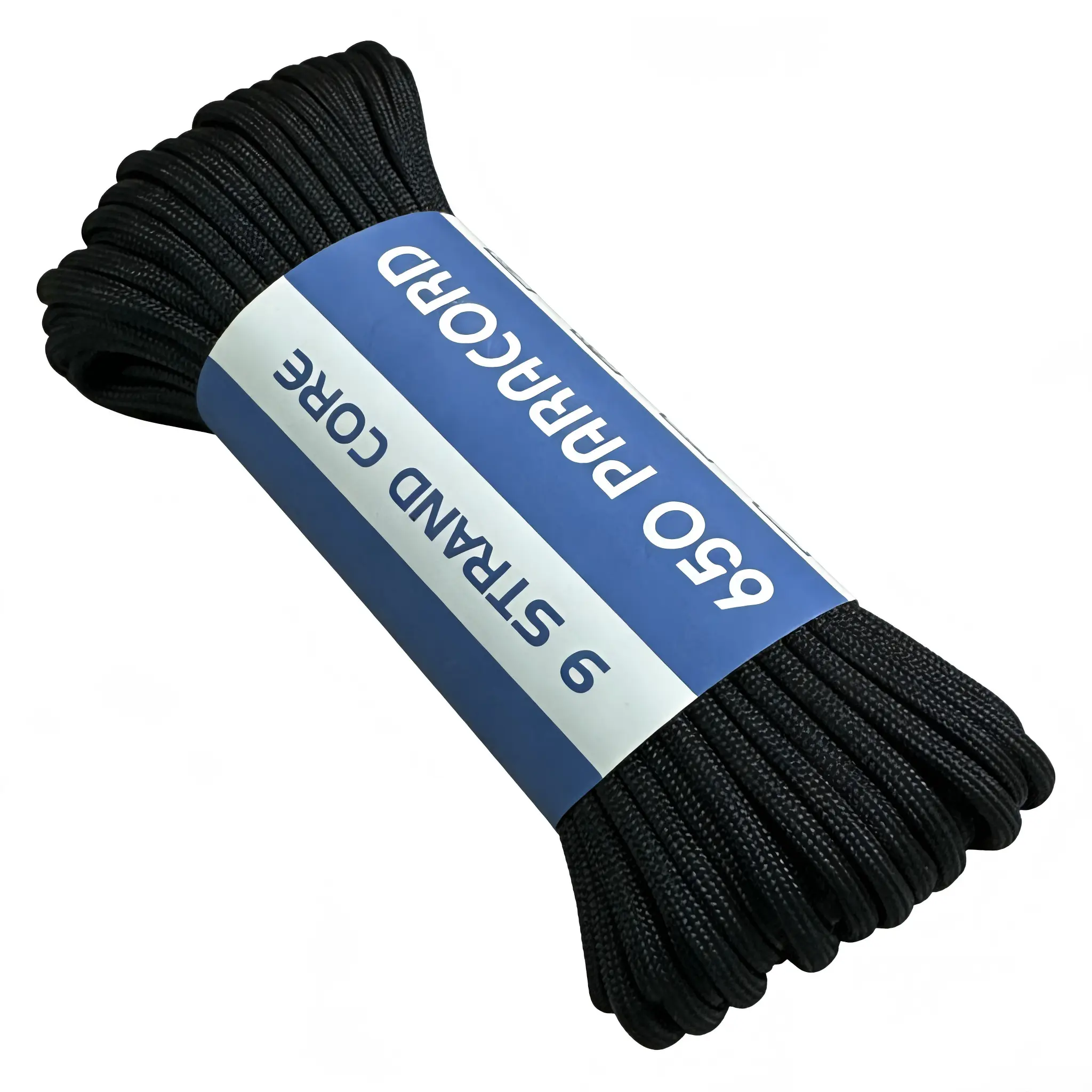 Heavy Duty Paracord Rope, 4mm x 20m (65ft), 650LB Tensile Strength - 9-Strand Polyester Braided Weather Resistant Cord for Camping & Survival, Heavy Duty Rope, Weather Resistant Rope