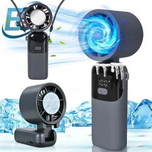 Portable Handheld Turbo Fan with Cold Compress for Outdoor Travel Working Gifts