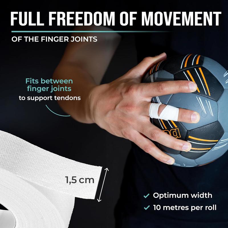 Finger Tape Sports Extra Strong Adhesive, 3 Rolls Athletic Tape for Fingers, Skin-Friendly Sports Tape, Tape for Weight Lifting, Volleyball Finger Tape, Boulder, Climbing, Basketball, Finger Tape BJJ Finger Tape Sports Extra Strong Adhesive, 3 Rolls Athletic Tape for Fingers, Skin-Friendly Sports Tape, Tape for Weight Lifting, Volleyball Finger Tape, Boulder, Climbing, Basketball, Finger Tape BJJ