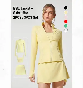 GLOWMODE FeatherFit  2PCS / 3PCS Set BBL Jacket + 4.5"Skirt +Bra