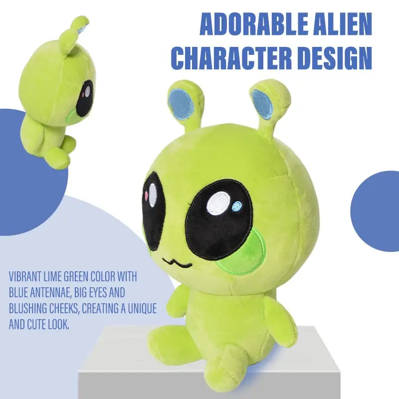 Alien Plush Toy, Funny Shape Huggable Stuffed Animal, Soft Cotton Pillow, Ideal for Home Decor, Perfect Gift for Holidays