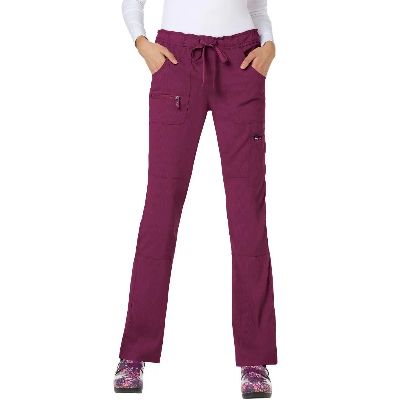 Peace Pant Petite  by KOI XXS-5XL / Wine
