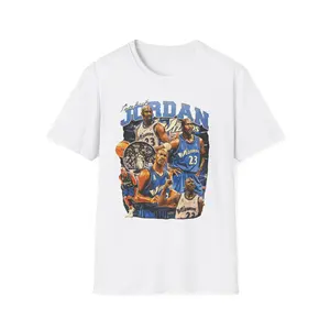 Michael Jordan collage T-Shirt | Vintage basketball legend graphic