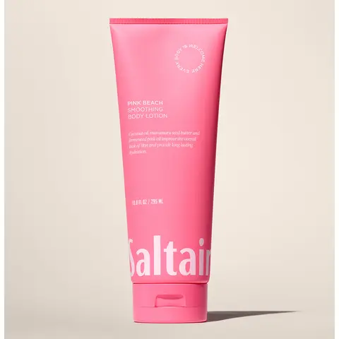 Saltair Pink Beach Body Lotion – Nourishing Lotion with Coconut Oil, Murumuru Seed Butter & Allantoin – Long-lasting Hydration  – 10 fl oz