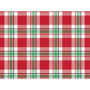Christmas Plaid Tissue Paper - 20" x 30" Sheets (P1448)