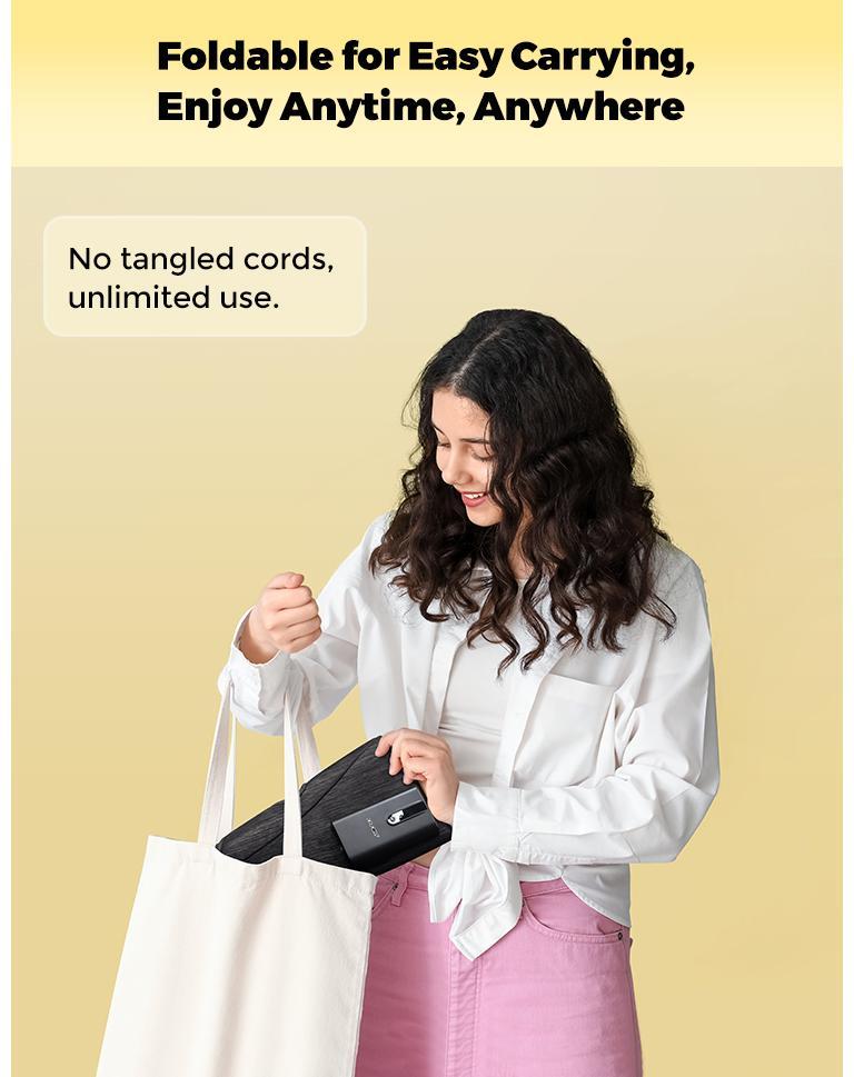 CINCOM Cordless Calf Massager Wireless Leg Compression Massager for Improved Circulation & Muscle Relaxation, Portable Daily Recovery Device Easy to Use Leg Spa Machine