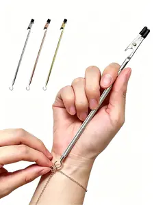 2-in-1 Bracelet Helper Tool for Women, Easy Jewelry Fastening Tool for Bracelets,No Help Needed, Easy-To-Use Jewelry Wear Aid,  Humanized Design for  Manicure & Long Nails，Lobster Clasp Tool