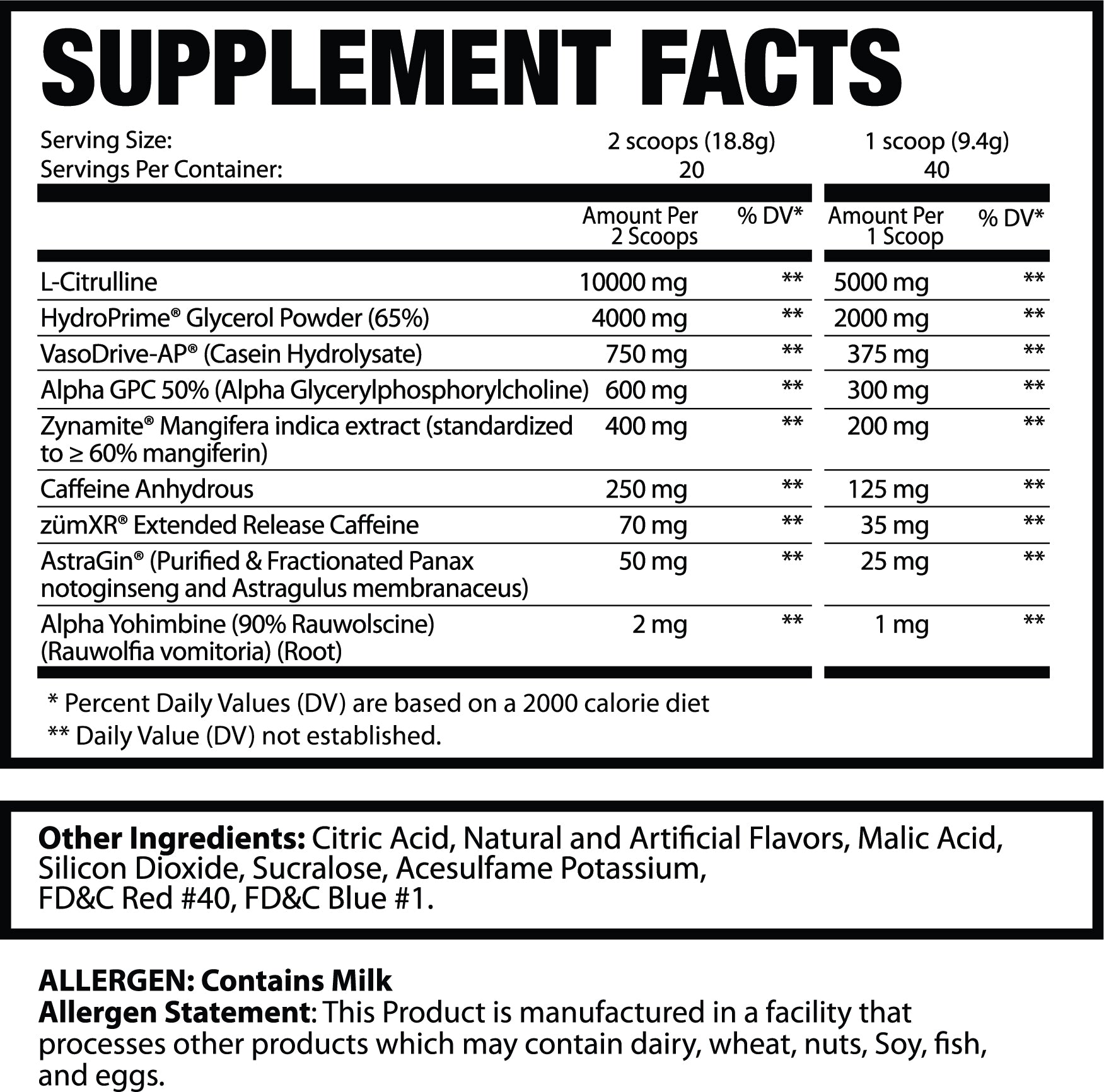 EKKO Project Mass Pre-Workout | Noah Mason Signature | 3rd Party Tested