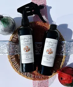 Holiday & Winter Mop Soap + Countertop Cleaner Set | Non-Toxic, Pet-Friendly Formula | Handmade Christmas Scents | Limited Time Cleaning Products Household