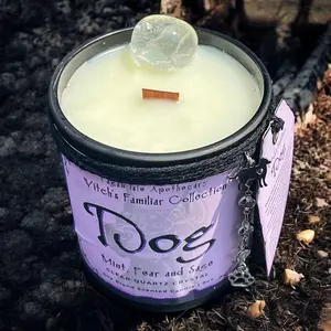 Dog Spirit Guide Candle - Pear, Mint, Sage 8oz