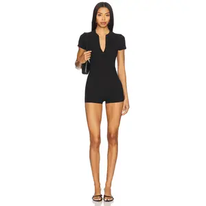 ALL THE WAYS Leena Romper in Black
