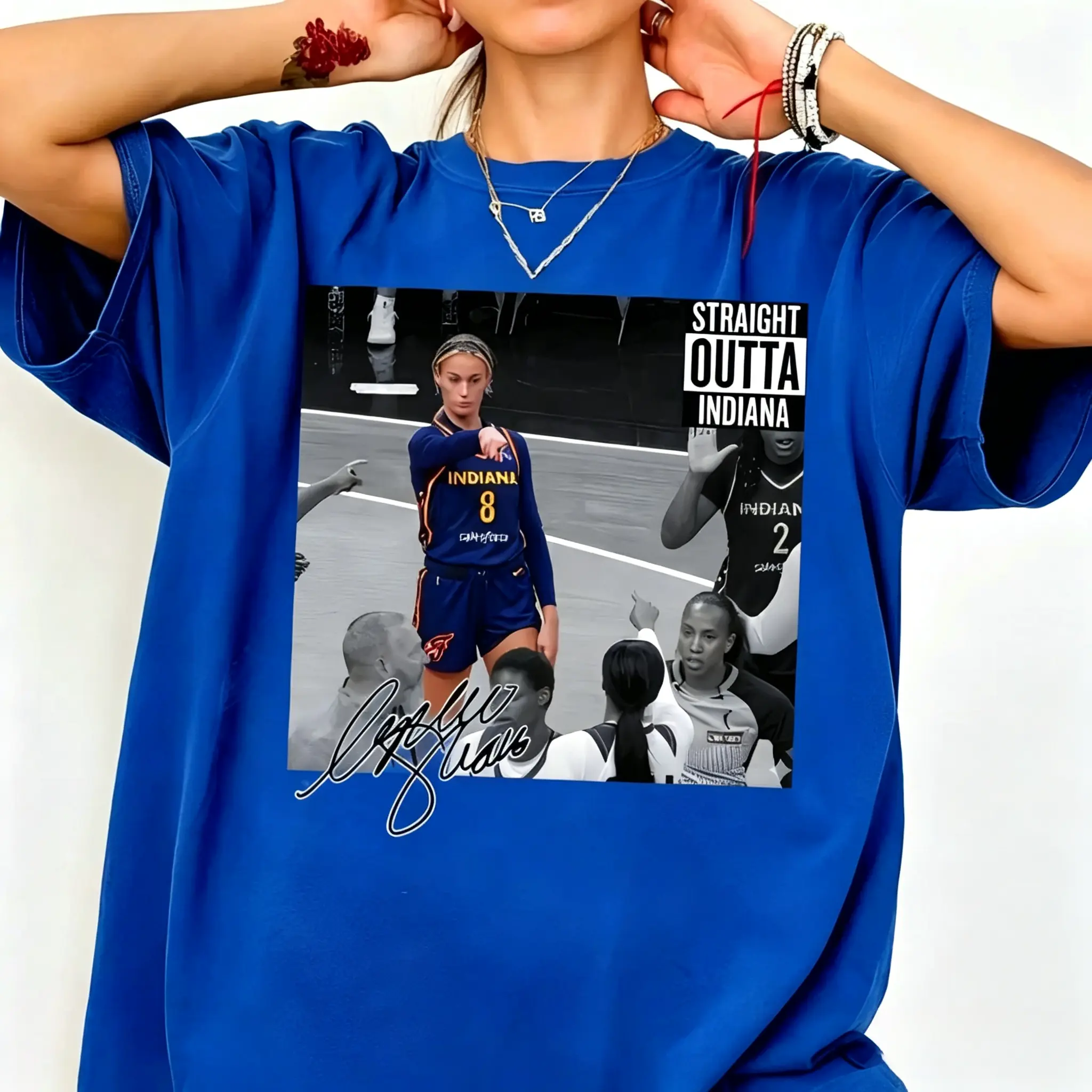 24H Fast Shipping Sophie Cunningham Point Signature Basketball Graphic Tee Sweatshirt Hoodie Retro Vintage Sports Fan Streetwear Unisex Daily Outfit Summer Party Apparel Graduation Gift For Basketball Lovers Independence Day Casual Matching Couple Wear