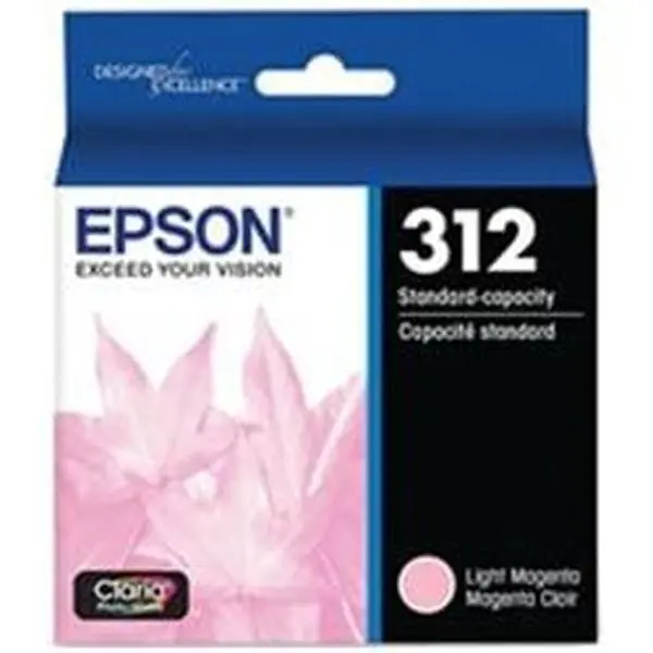 Epson America T312620S T312 Claria Standard Capacity Light Magenta Ink Cartridge with Sensormatic & XP-15000