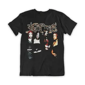 Kittie Band Retro Shirt Black Graphic Unisex