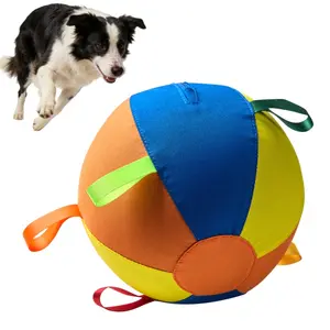 Durable Polyurethane Inflatable Training Toy Ball, Boredom Relief Pet Game Ball, Australian Shepherd Horseball, Cow Dog Muzzle, Interactive Training Ball