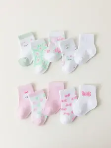 Baby's Socks, Cute Comfy Breathable Socks for Infant Toddler Kids, Newborn Baby Socks for All Seasons, Cute Textured Socks
