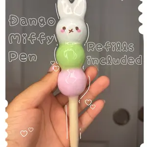 Dango Miffy Inspired Pen || Handmade Stationery