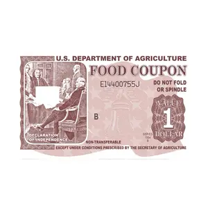 1 buck Food Stamp Sticker for card skin decal  ebt debit credit sticker obsession funny