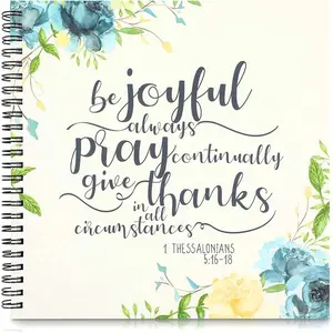 Prayer Journal for Women - Spiral Bound, 60 Sheets/120 Pages, 8.8 x 8.5 In -  Journal for Daily Devotional Study & Note Taking