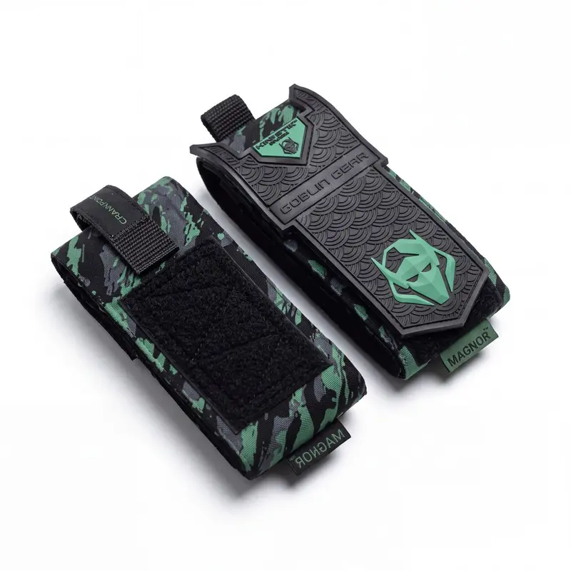 Goblin Gear Wrist Wraps for Weightlifting & Powerlifting, MAGNOR / PRO / LITE / X-LITE Evergreen Line, Stiff Thumbless Wrist Wraps for Bench Press & Overhead Press, Set of 2