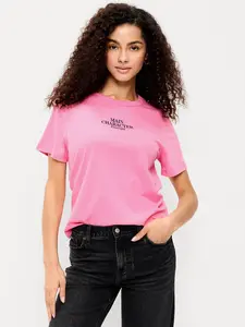 Old Navy Women's EveryWear Crew-Neck Graphic T-Shirt