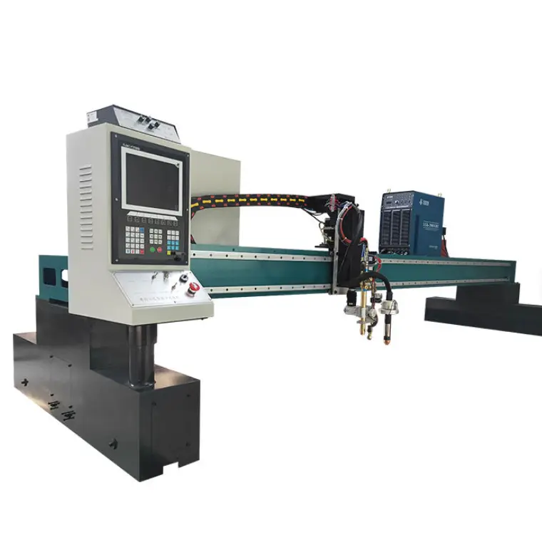 High Accuracy 2560 CNC Gantry Plasma Cutting Machine, 200A 380V 2500*6100mm, with Automatic Torch Height Control & All Necessary Parts for Metal Sheet, Carbon Stainless Steel Plate Cutting, English After-Sales Technicians
