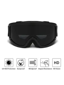 Anti-Scratch Windproof Ski Goggles for Men Women Youth Kids, Abs Frame, Ideal for Snowboarding Cycling Outdoor Sports, Dustproof Protection