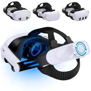 VR  Strap Compatible with  Quest 3/3S/2, Adjustable Elite Strap Replacement Intended for Quest 3  Strap,  VR Accessories Support Comfort Reduce  Extend Playtime