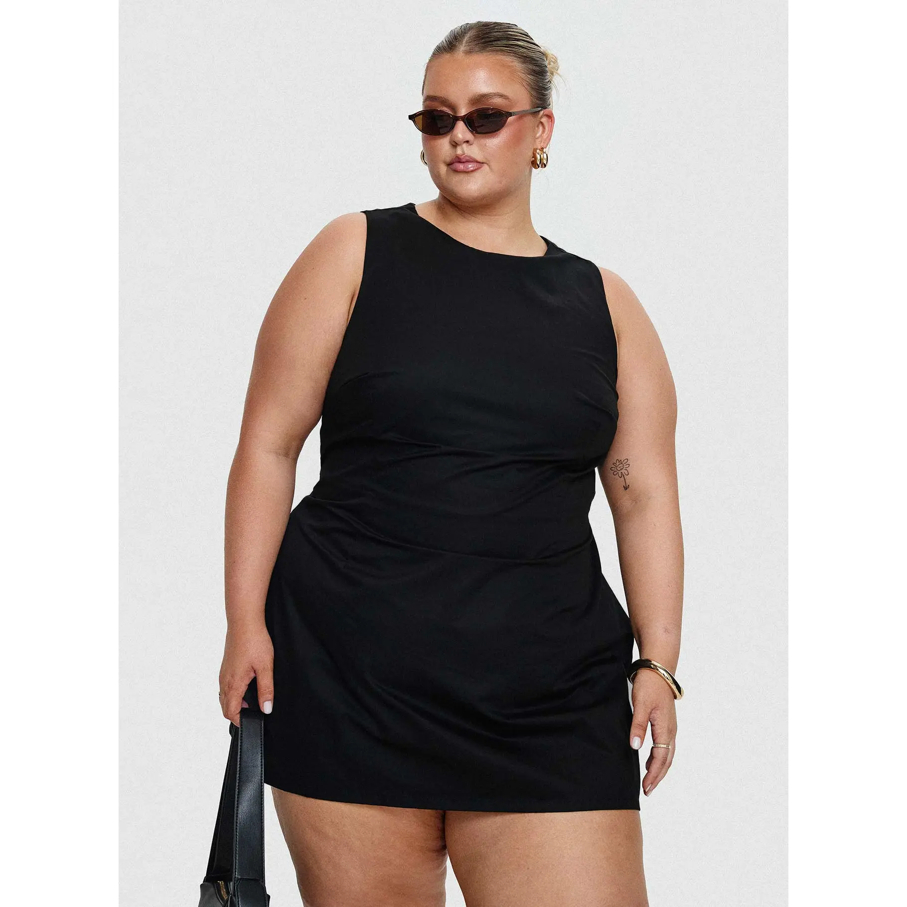 Yumiko Romper Black Curve Yumiko Romper Black Curve