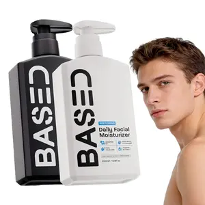 BASED Daily Skincare Duo 6.8FL OZ Purifying Face Wash & Restoring Moisturizer for All Skin Types 100% Non-Toxic Hormone Safe 200ml