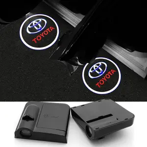 Toyota Corolla C-Hr Rav4 86 Avensis T25 Auris Land Cruiser Yaris Hilux Prius Camry LED Door Projection Lights, High Brightness Abs Material