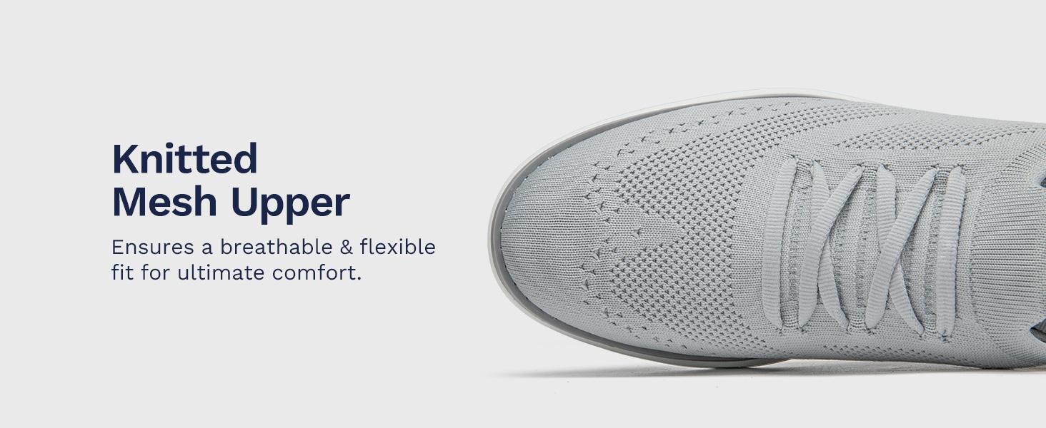 Bruno Marc [KnitFlex Craft] Men's Lightweight Mesh Casual Oxfords