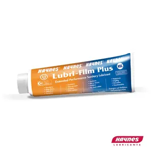 212 MAIN Haynes 80 Lubri Film Plus Tube - 12x4 oz Food-Grade Colorless Heavy-Duty Lube, High-Quality Oil, Low-Friction for Kitchen Fruit & Vegetable Utensils