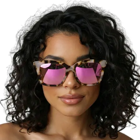 DAX Eyewear Lyla Tac Polarized Women's Sunglasses - Medium Cat-Eye Frame with UV400 Protection & TAC Polarized Lenses for All-Day Comfort