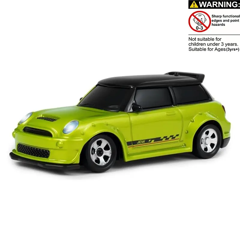 1:64 Scale Remote Control Drift Car, RC Stunt Car, Mini RC Desktop Racing Car with Simulated Lights, Creative Toy Car, RC Cars, Remote Controlled Car, Remote Controlled Vehicle, Perfect Gift for Boys and Kids