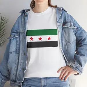 The Syrian Independence Flag Shirt, Unisex Gift Shirt For Men Women, Syria Freedom Flag Shirt 139 Womenswear Womenswear